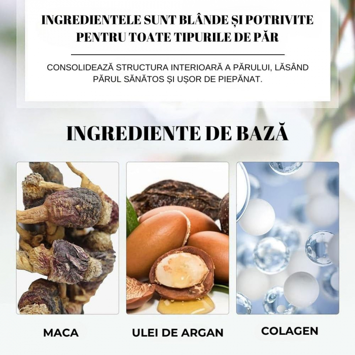 Sampon Premium Karseell cu Ulei de Argan si Extracte Botanice, cu esenta de maca, ideal pentru par uscat si deteriorat, hidratare intensa, reparare profunda, ingrijire avansata, 500ml [6]