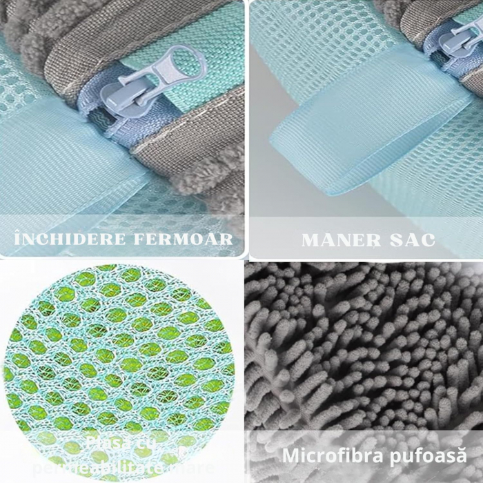 Set 2 Saci de Curatare pentru Pantofi si Perie cu Dispenser Giftry®  - Solutie Premium pentru curatarea incaltamintei, pentru toate tipurile de pantofi, ideal pentru masina de spalat si uscat [6]