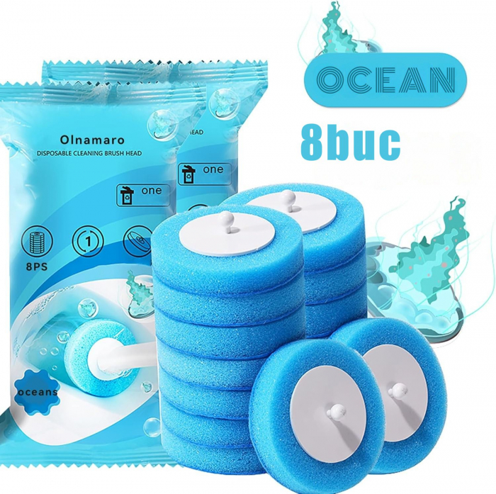 Set 24 Rezerve Bureti pentru Perie WC Giftry® + 3 Difuzoare Aroma – Lamaie, Lavanda, Iasomie – Igiena si Prospețime pentru Toaleta [6]