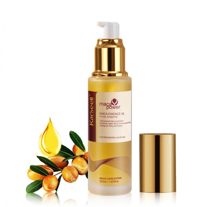 Ulei de par Karseell cu argan marocan, hidratare intensiva si regenerare, bogat in vitamina E, pentru parul uscat si deteriorat, 50ml [1]