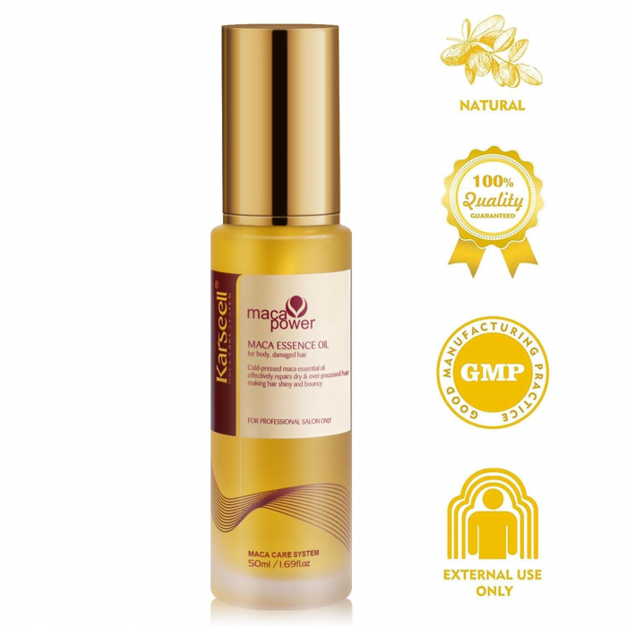 Ulei de par Karseell cu argan marocan, hidratare intensiva si regenerare, bogat in vitamina E, pentru parul uscat si deteriorat, 50ml [10]