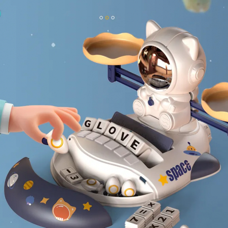 Balanta matematica interactiva, Giftry®, jucarie educativa, educatie STEM, spatiu cosmic, copii si prescolari 3-8 ani [6]