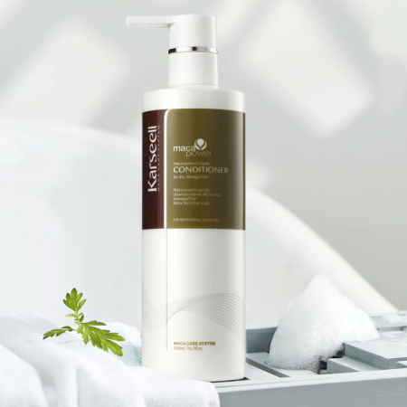 Produse îngrijire damă / bărbați - Balsam Premium Karseell cu Ulei de Argan si Extracte Botanice, cu esenta de maca, ideal pentru par uscat si deteriorat, hidratare intensa, reparare profunda, ingrijire avansata, 500ml