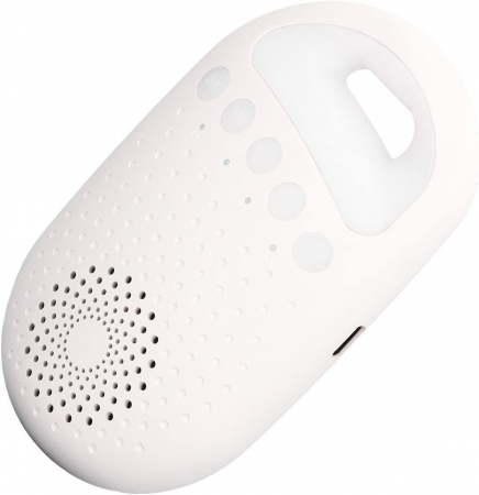Dispozitive somn/ Lămpi / Baterie bucătărie - Dispozitiv sunete albe, Giftry®, 24 Sunete HQ, Portabil, Incarcare USB, Autonomie 15h, Acumulator 300mAh, Timer, bebelusi, adulti, copii, White Noise, Alb