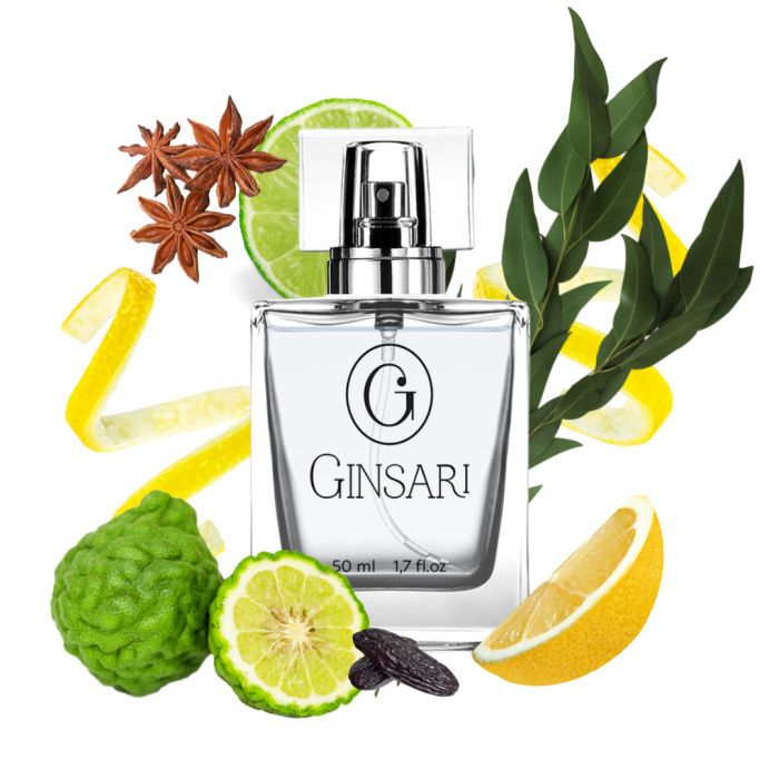Parfum barbati Ginsari 83, Condimentat  Oriental , 50 ml