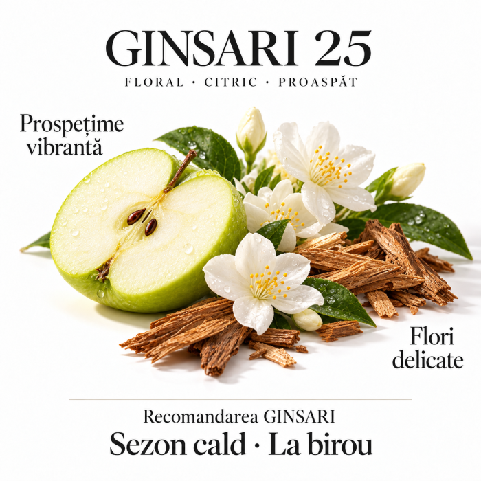 Parfum dama Ginsari 25, Floral/ Fresh, 50 ml [4]