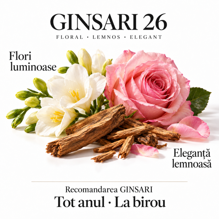 Parfum dama Ginsari 26, Floral/ Lemnos, 50 ml [4]