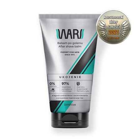Balsam dupa barbierit, WARS Sensitive,125 ml