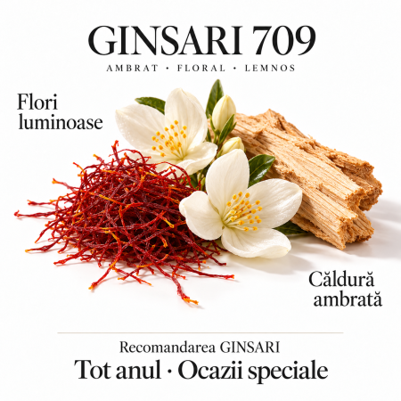 Parfum unisex Ginsari 709 Nisa, Ambrat/ Floral, 50 ml [3]