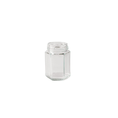 Borcane Sticla - Borcan Hexagonal 280 ml
