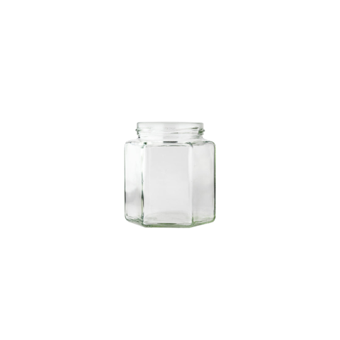 Borcane Sticla - Borcan Hexagonal 380 ml