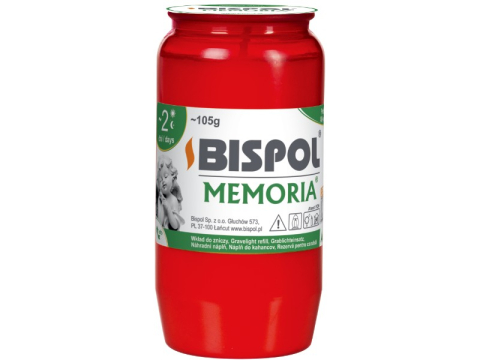 Candele si Lumanari - candela-rezerva-bispol-wo2-40h-ardere-cimitir-biserica