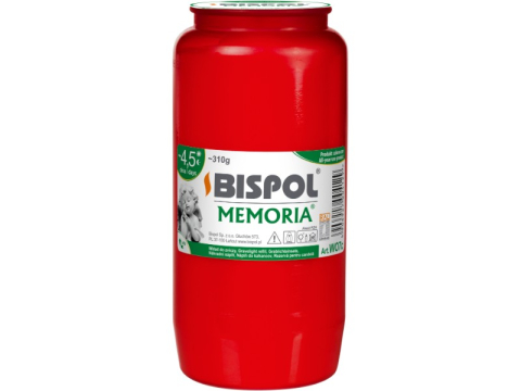 Candele si Lumanari - candela-rezerva-wo7-rosu-bispol-168h-7-zile