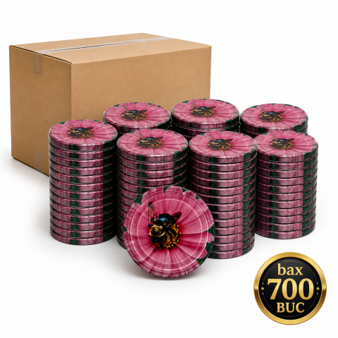 Capace Diametru 82mm - Capac Borcan TO82 Twist Off 82 mm Metalic Gipatex