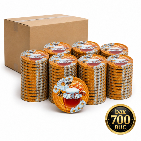 Capace Diametru 82mm - Capac Borcan TO82 Twist Off 82 mm Metalic Gipatex