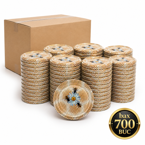 Capace Diametru 82mm - Capac Borcan TO82 Twist Off 82 mm Metalic Gipatex