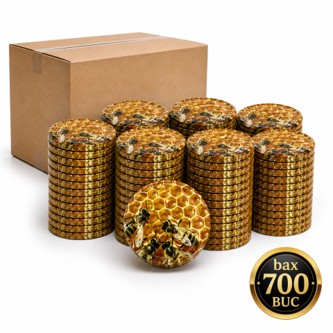 Capace Diametru 82mm - Capac Borcan TO82 Twist Off 82 mm Albina 16 Gipatex
