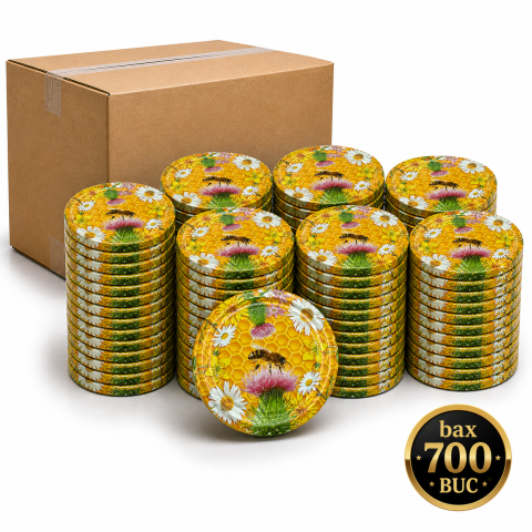 Capace Diametru 82mm - Capac Borcan TO82 Twist Off 82 mm Albina 5 Gipatex