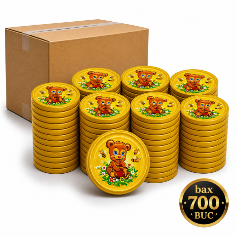 Capace Diametru 82mm - Capac Borcan TO82 Twist Off 82 mm Albina 7 Gipatex