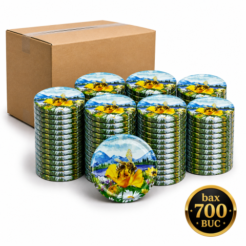 Capace Diametru 82mm - Capac Borcan TO82 Twist Off 82 mm Albina 8 Gipatex