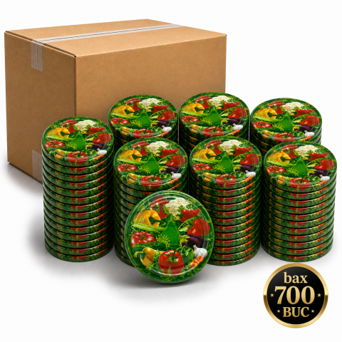 Capace Diametru 82mm - Capac Borcan TO82 Twist Off 82 mm Legume Gipatex