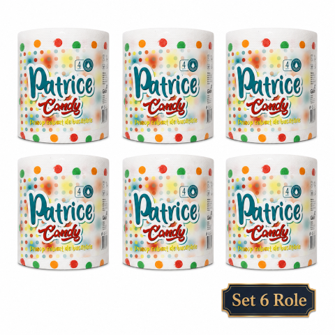Produse De Curatenie - Prosop Bucatarie Patrice Candy 4 Straturi 160 Foi Design Buline Gipatex