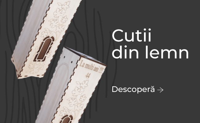 Cutii de lemn