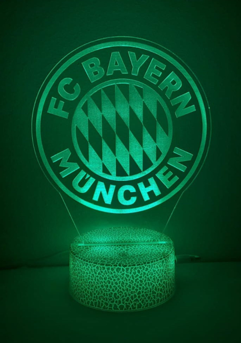 Lampa 3D FC BAYERN MUNCHEN [2]
