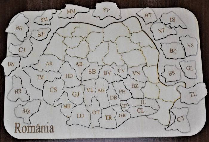 Puzzle cu judetele Romaniei [2]