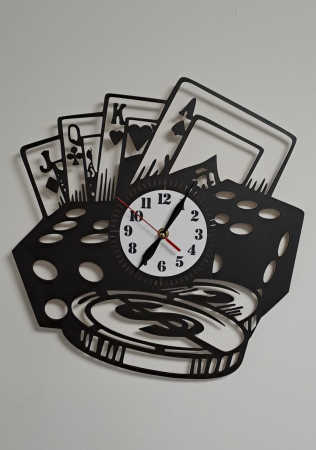 Ceasuri din vinil - Ceas POKER