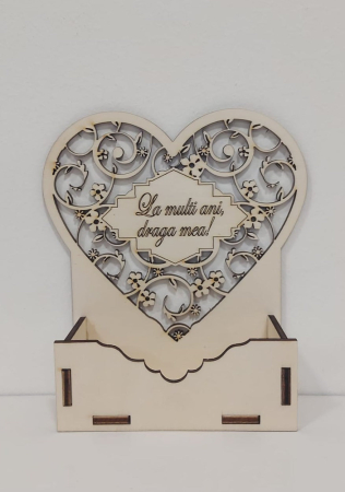 Valentine's Day, Dragobete - Cutie cu inima si mesaj