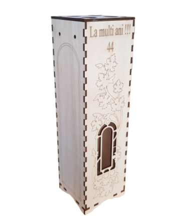 Cutie pentru sticla de vin - Cutie de vin personalizata