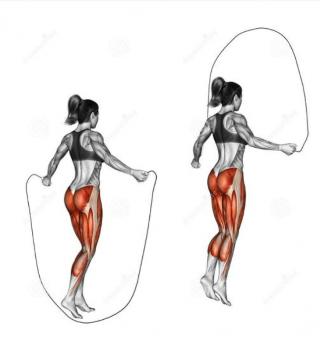 Coarda de Sarit Cardio Workout Profesionala cu Manere Antiaderente 2,75 m [2]