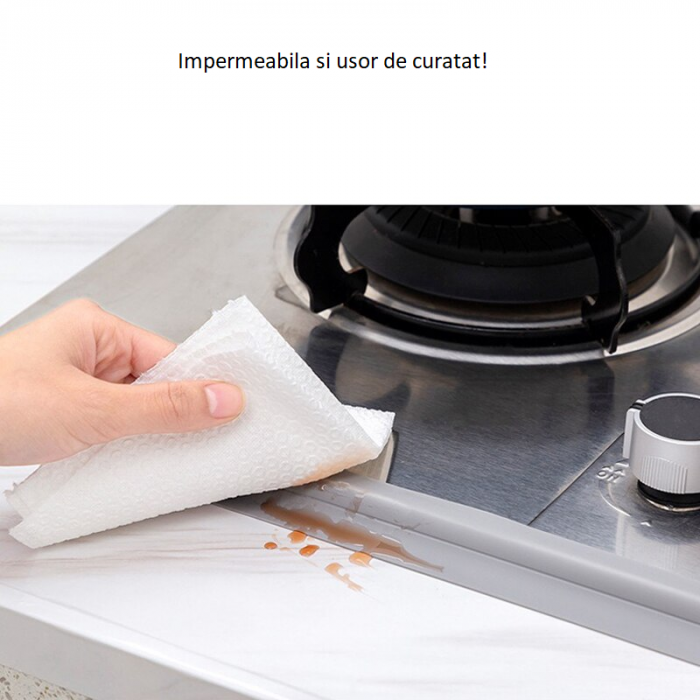 Banda Adeziva pentru Etansare Plita WC Cada Chiuveta Multifunctionala si Impermeabila 3,2 m x 3,6 cm [3]