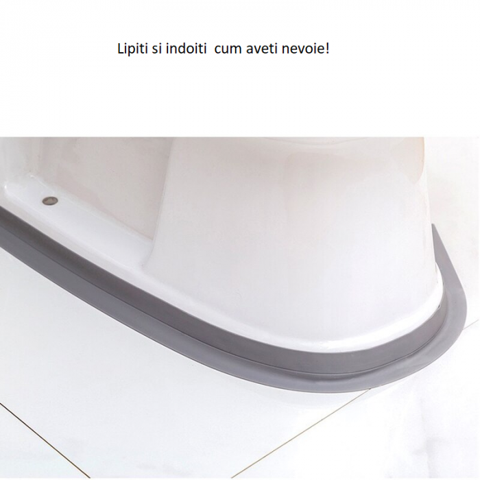 Banda Adeziva pentru Etansare Plita WC Cada Chiuveta Multifunctionala si Impermeabila 3,2 m x 3,6 cm [5]