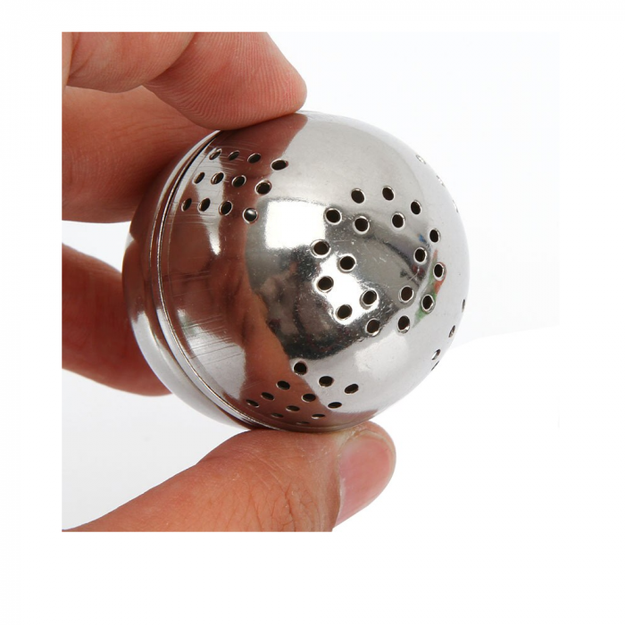 Infuzor Ceai sau Mirodenii din Inox cu Inel Agatare 4 x 4 cm [4]