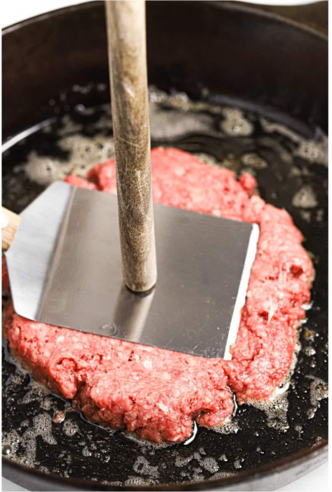 Spatula pentru Gratar Plita sau Hamburger din Inox cu Maner din Lemn 35 x 11 cm [4]