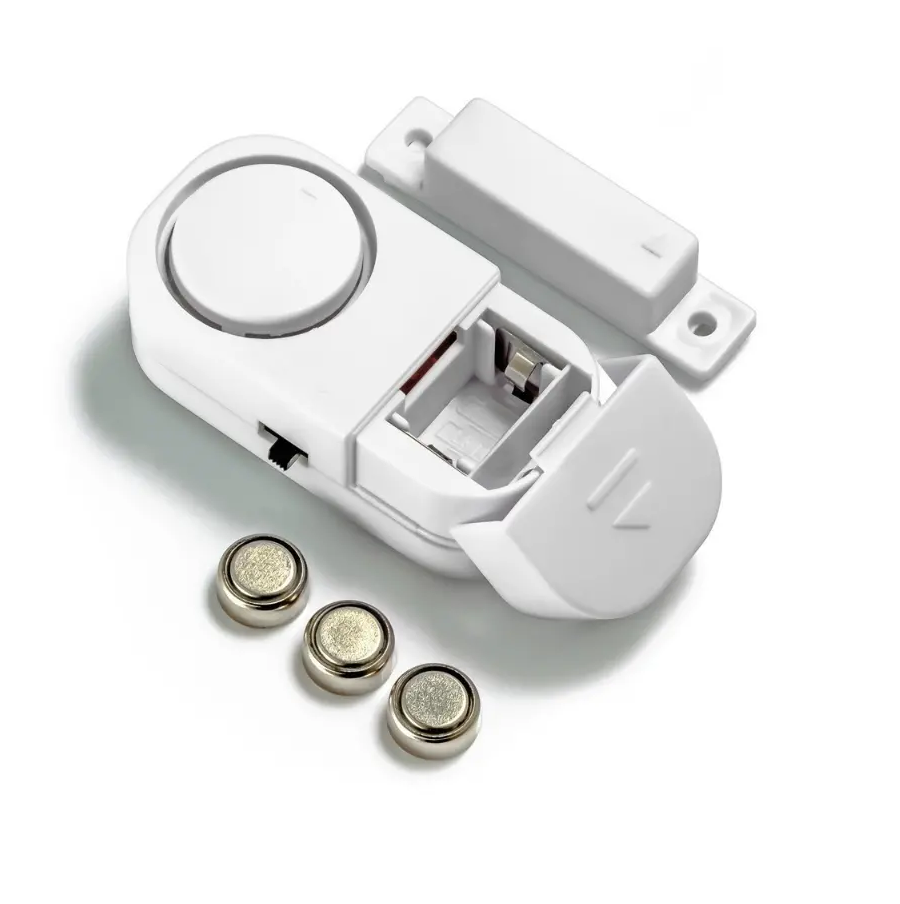 Senzor antiefractie Senzori magnetici antiefractie dedeman  Alarma de Usa/Fereastra cu Senzor Magnetic [2]