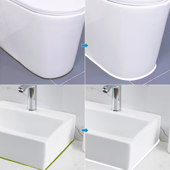 banda adeziva etansare chiuveta cabina dus wc banda etansare siliconata autoadeziva [5]