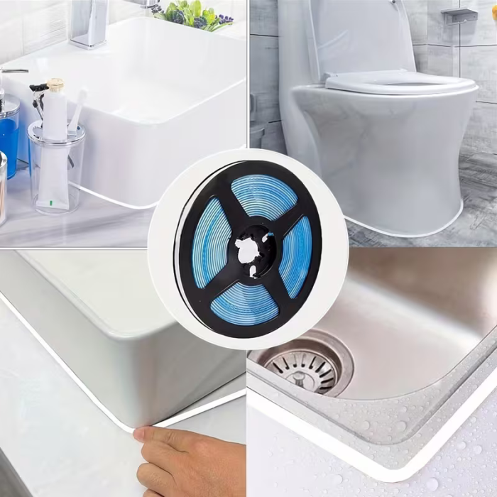 banda adeziva etansare chiuveta cabina dus wc banda etansare siliconata autoadeziva [4]