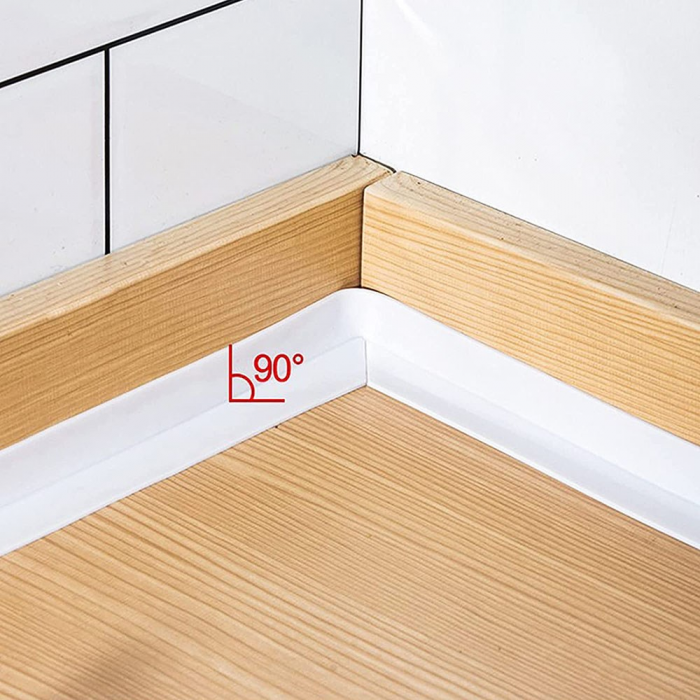 Banda Adeziva pentru Etansare Plita WC Cada Chiuveta Multifunctionala si Impermeabila 3,2 m x 3,6 cm Alba [6]