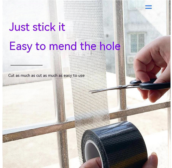 Banda Adeziva pentru Reparare Plase Tantari din Fibra de Sticla 1,80 x 5 cm [4]