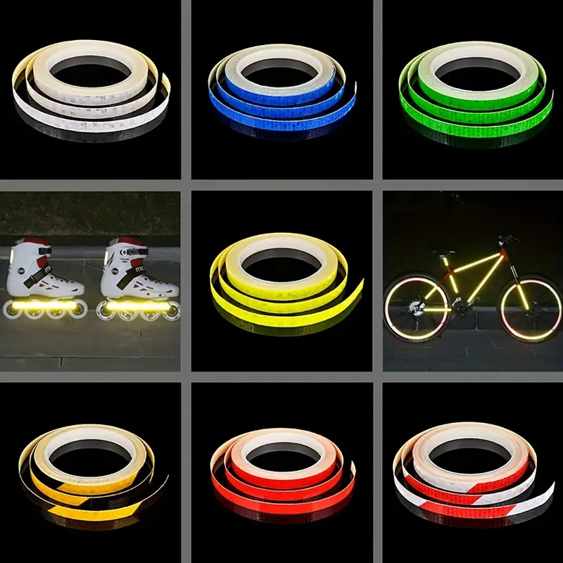 Banda Reflectorizanta Autoadeziva Pentru Bicicleta, Motocicleta, Masina, Scari sau Obiecte Dimensiuni 800x1 cm, Rosu Glixicom banda reflectorizanta dedeman [56]
