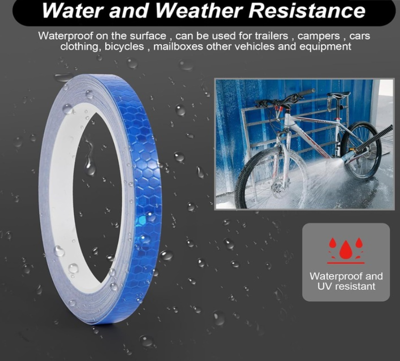Banda Reflectorizanta Autoadeziva Pentru Bicicleta, Motocicleta, Masina, Scari sau Obiecte Dimensiuni 800x1 cm, Rosu Glixicom banda reflectorizanta dedeman [52]
