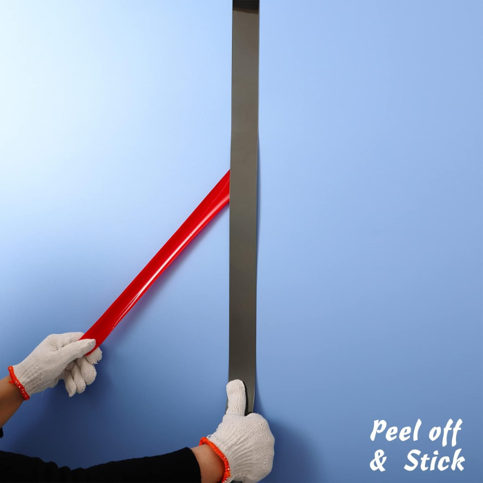 Banda metalica autoadeziva dedeman Banda metalica decorativa Platbanda autoadeziva emag Banda decorativa negru perete mobilier spatiu dormitor living bucatarie banda otel inoxidabil autoadeziva argintiu glixicom banda decorativa aurie ieftina [28]