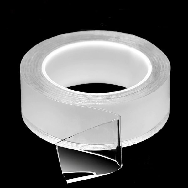 Banda Dublu Adeziva Transparenta pentru Montaj Reutilizabila si Lavabila 3 cm x 5 m G Glixicom® [3]