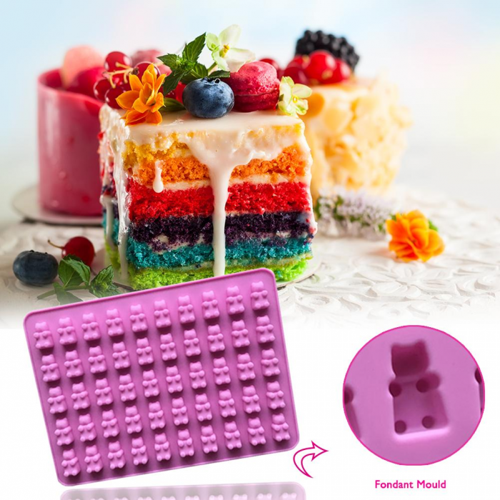 Forma de Silicon pentru 50 de  Jeleuri Ursuleti [3]