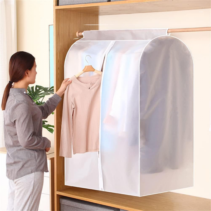 husa protectie haine ikea husa  protectie haine pepco  husa pentru protectie jysk  husa haine Glixicom  lungime 80 cm Latime 50 cm Inaltime 90 cm Husa impermeabila depozitare haine [5]