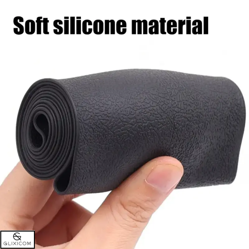 Husa Volan Universala din Silicon Negru Husa volan silicon emag Protectie Siguranta si Confort la Volan Diametru 33-40 cm Husa volan silicon dedeman [9]