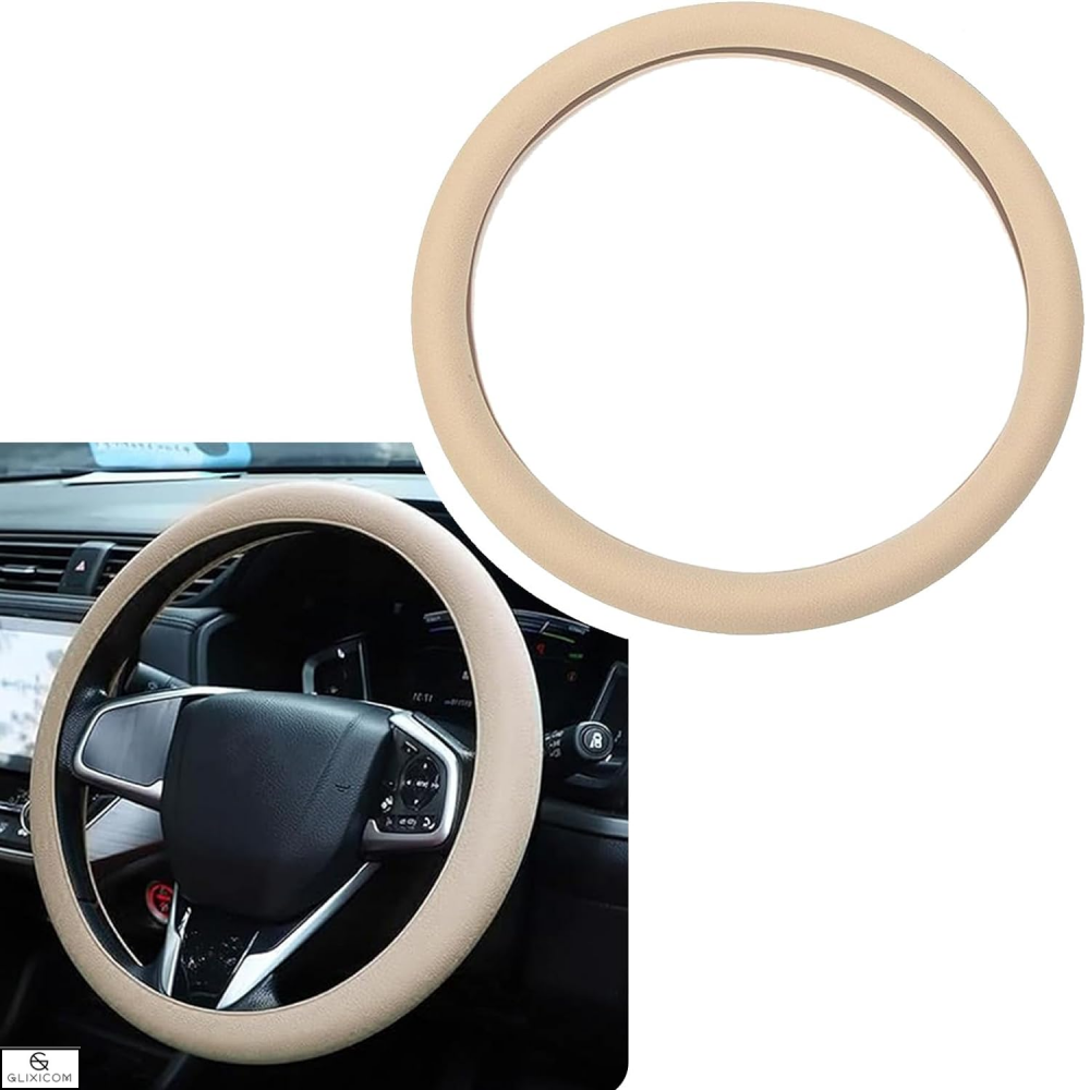Husa Volan Universala din Silicon Negru Husa volan silicon emag Protectie Siguranta si Confort la Volan Diametru 33-40 cm Husa volan silicon dedeman [39]